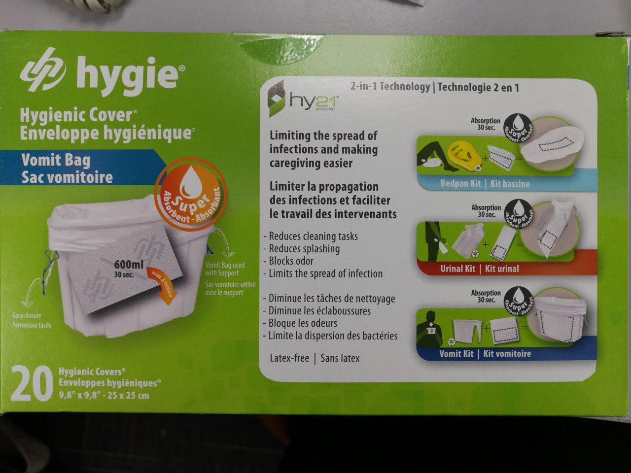 Hygie Vomit Bag_Back