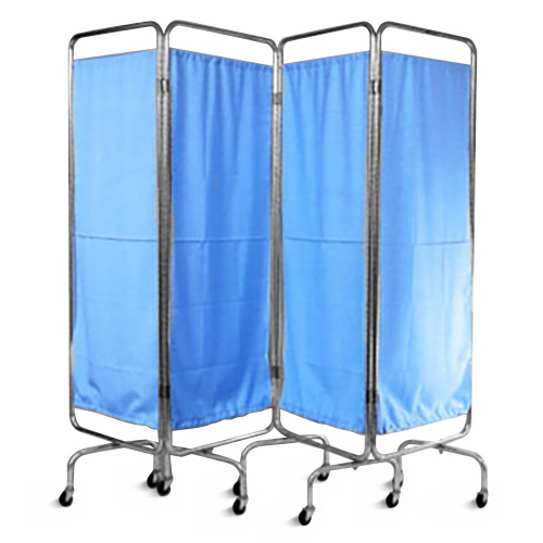 Ward Screen 4 Panel With PVC Curtain