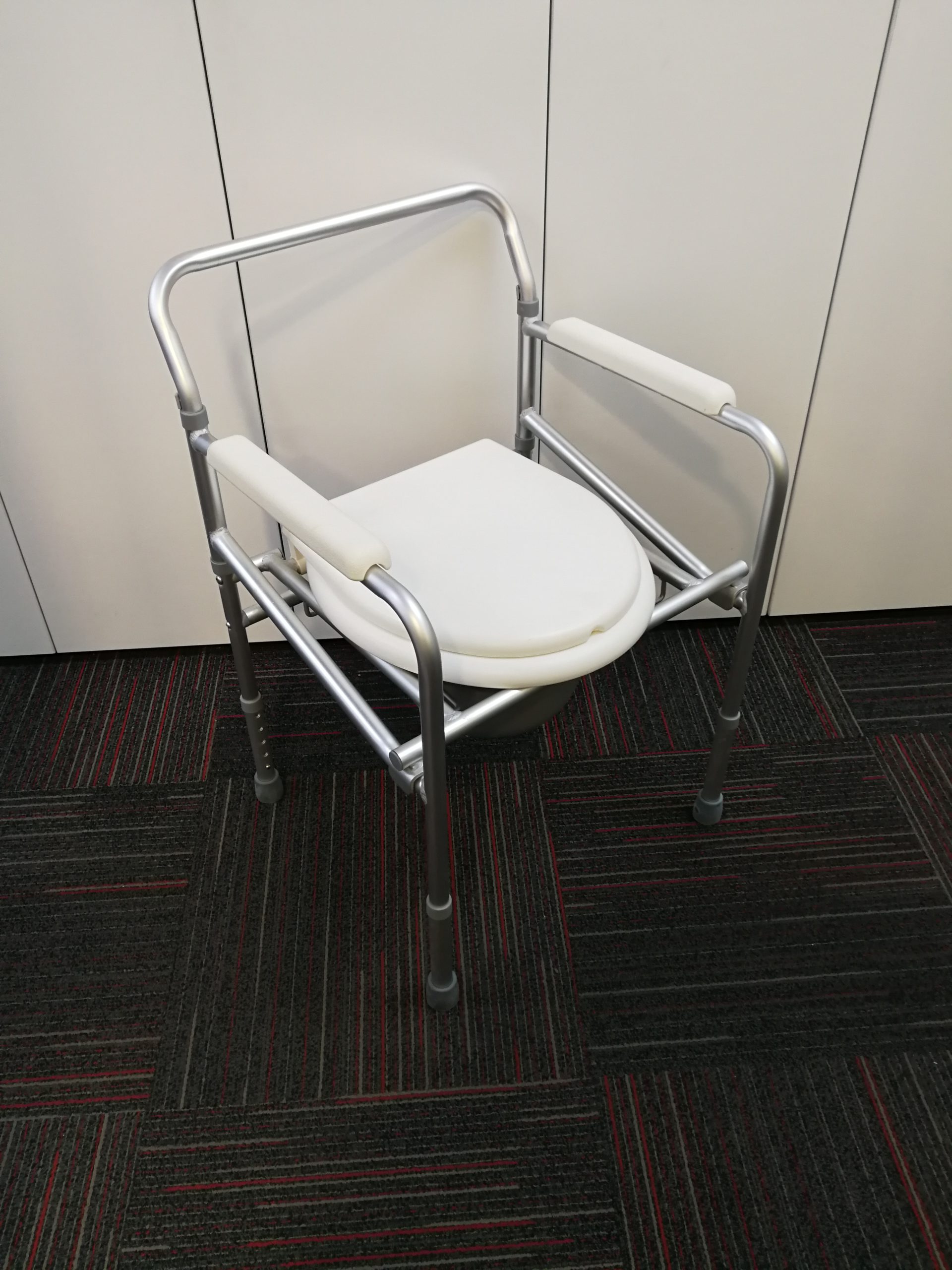 Alum Foldable Commode 1