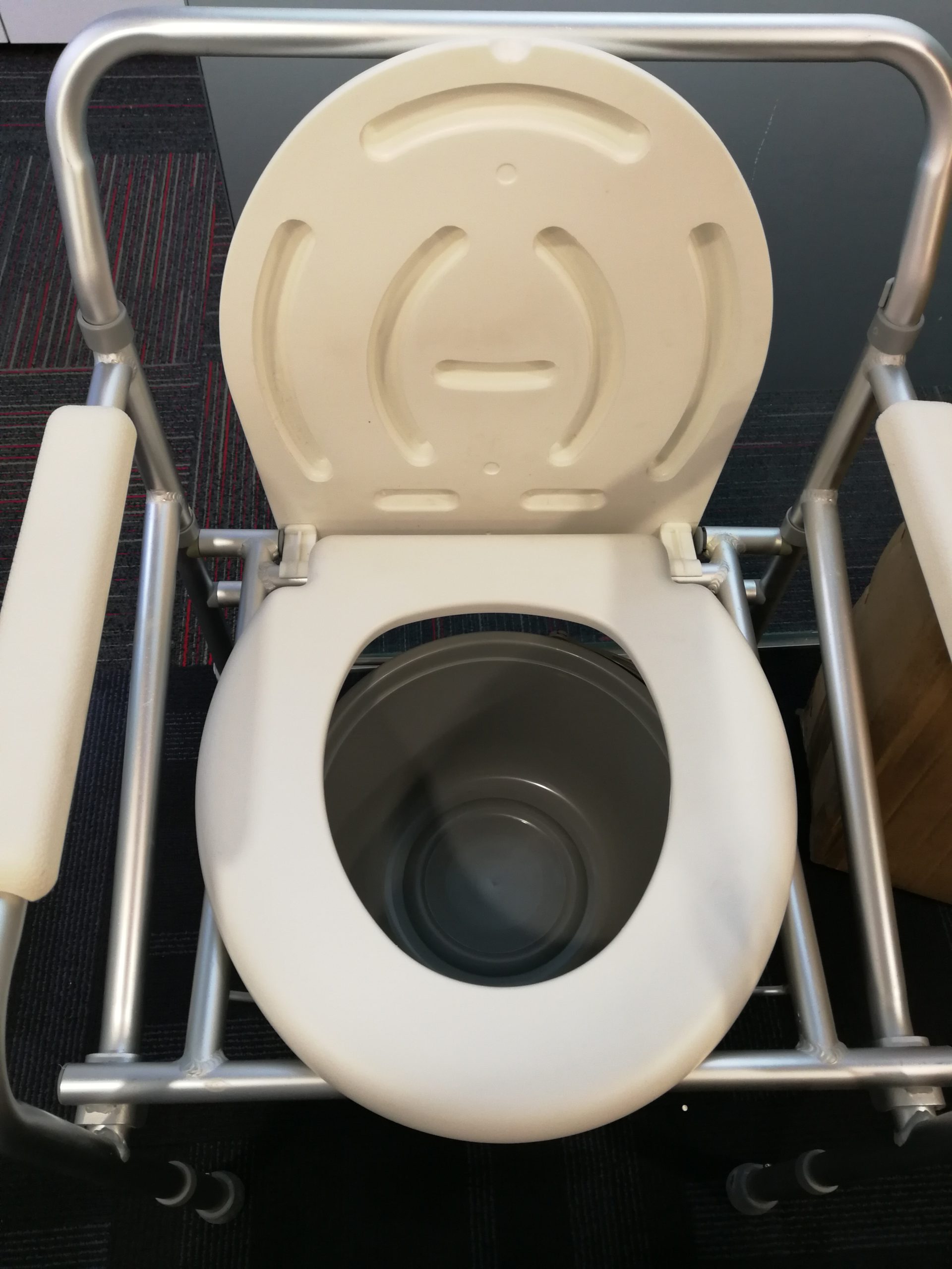 Alum Foldable Commode 2